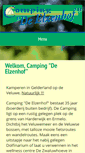 Mobile Screenshot of campingelzenhof.com